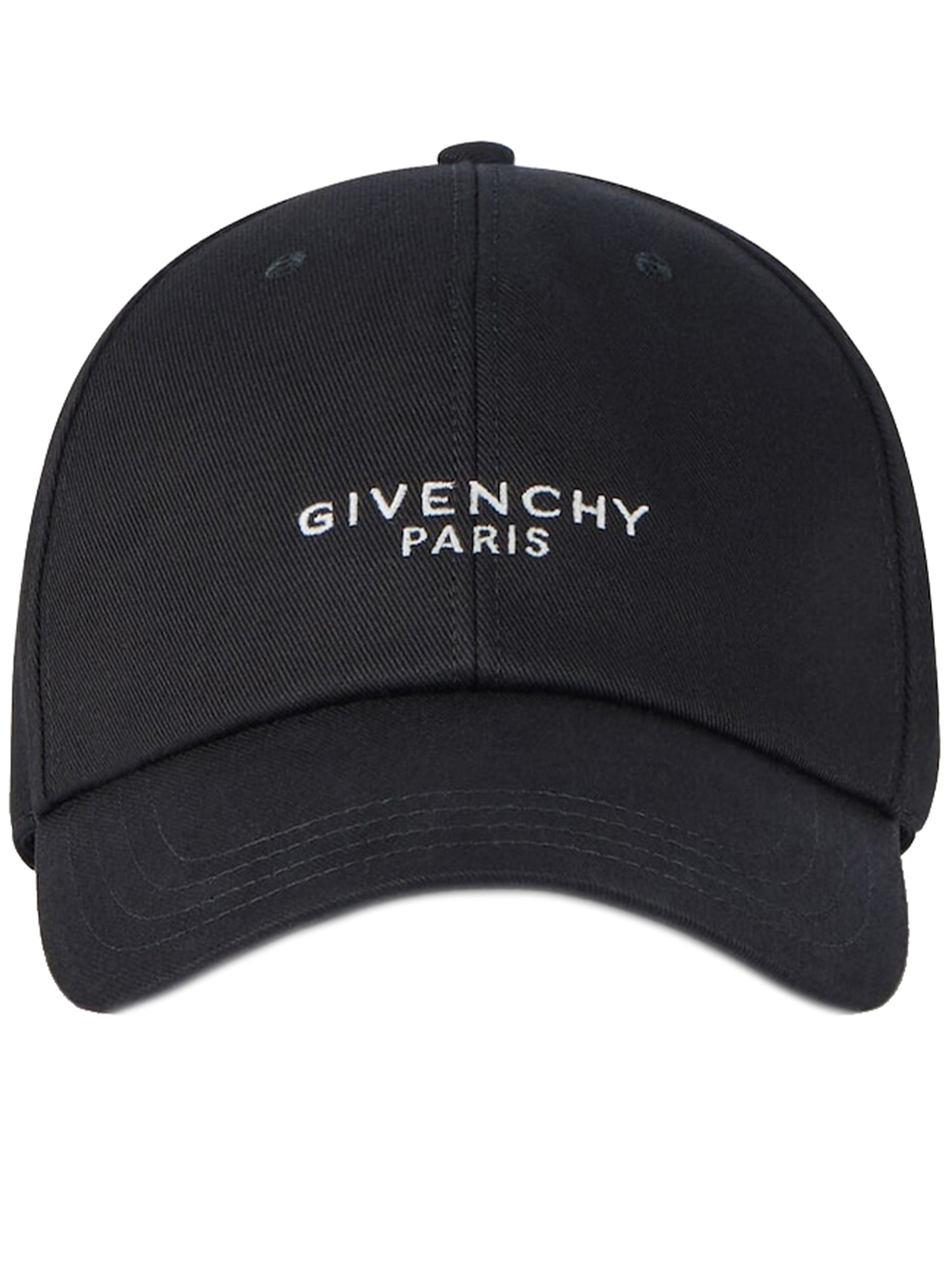 Curved Cap Paris Black Cappello