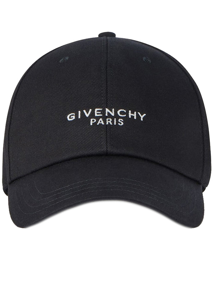 Curved Cap Paris Black Cappello