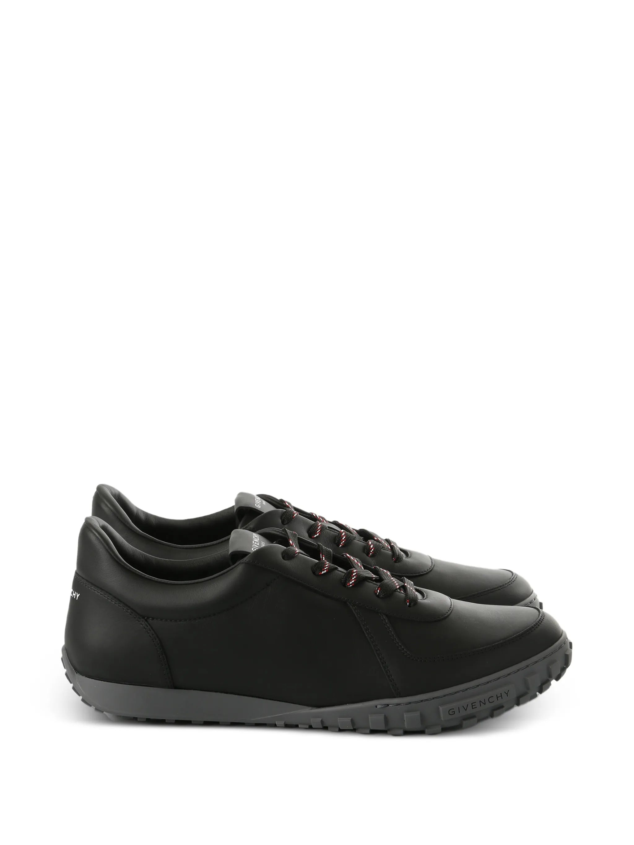 Glide Runner Sneakers Black Calf Leather | Calzature