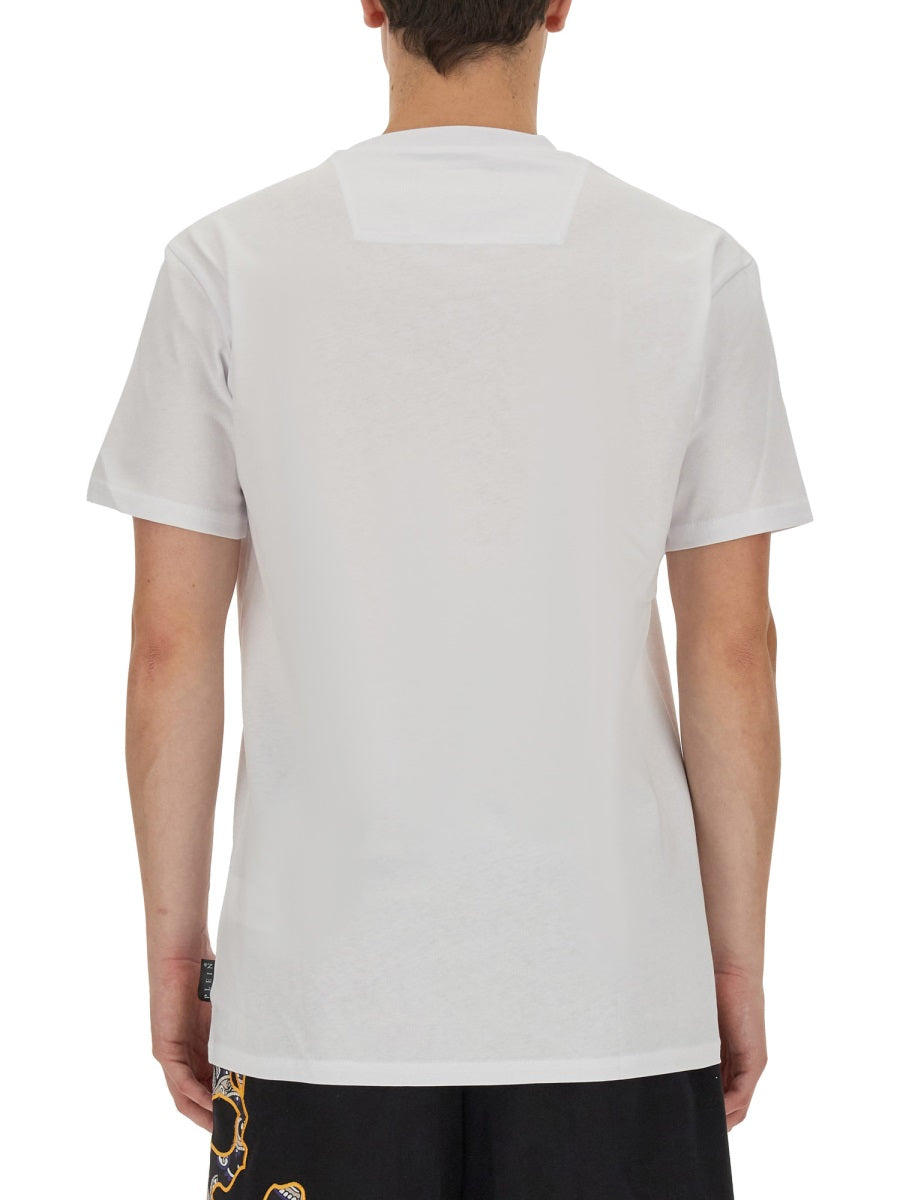 Logo T-Shirt White Fabric 1: Cotton T-shirts