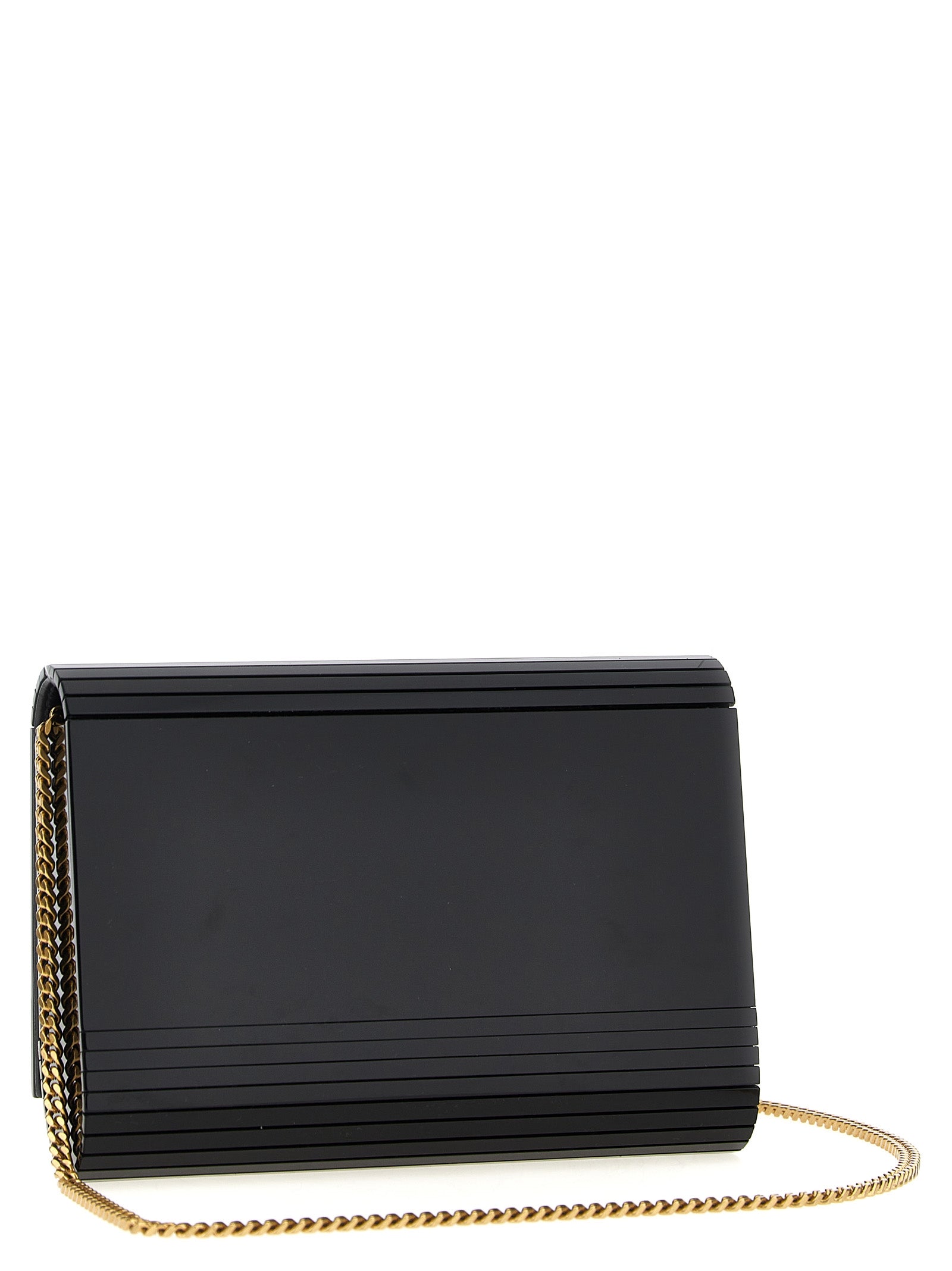 Minaudière Vicky crossbody bag Black Plexiglass
