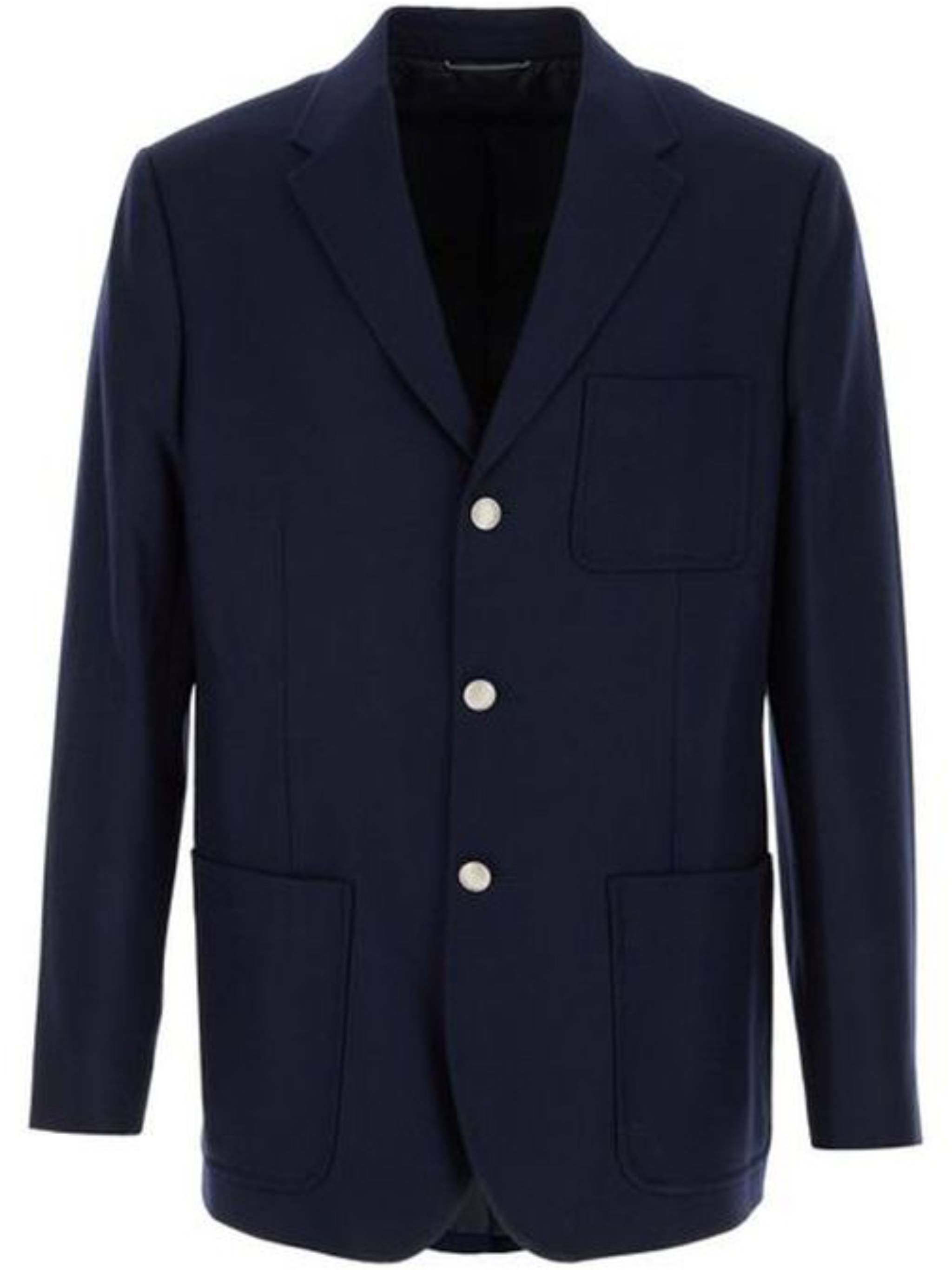 Woven Jacket Blue Piumino