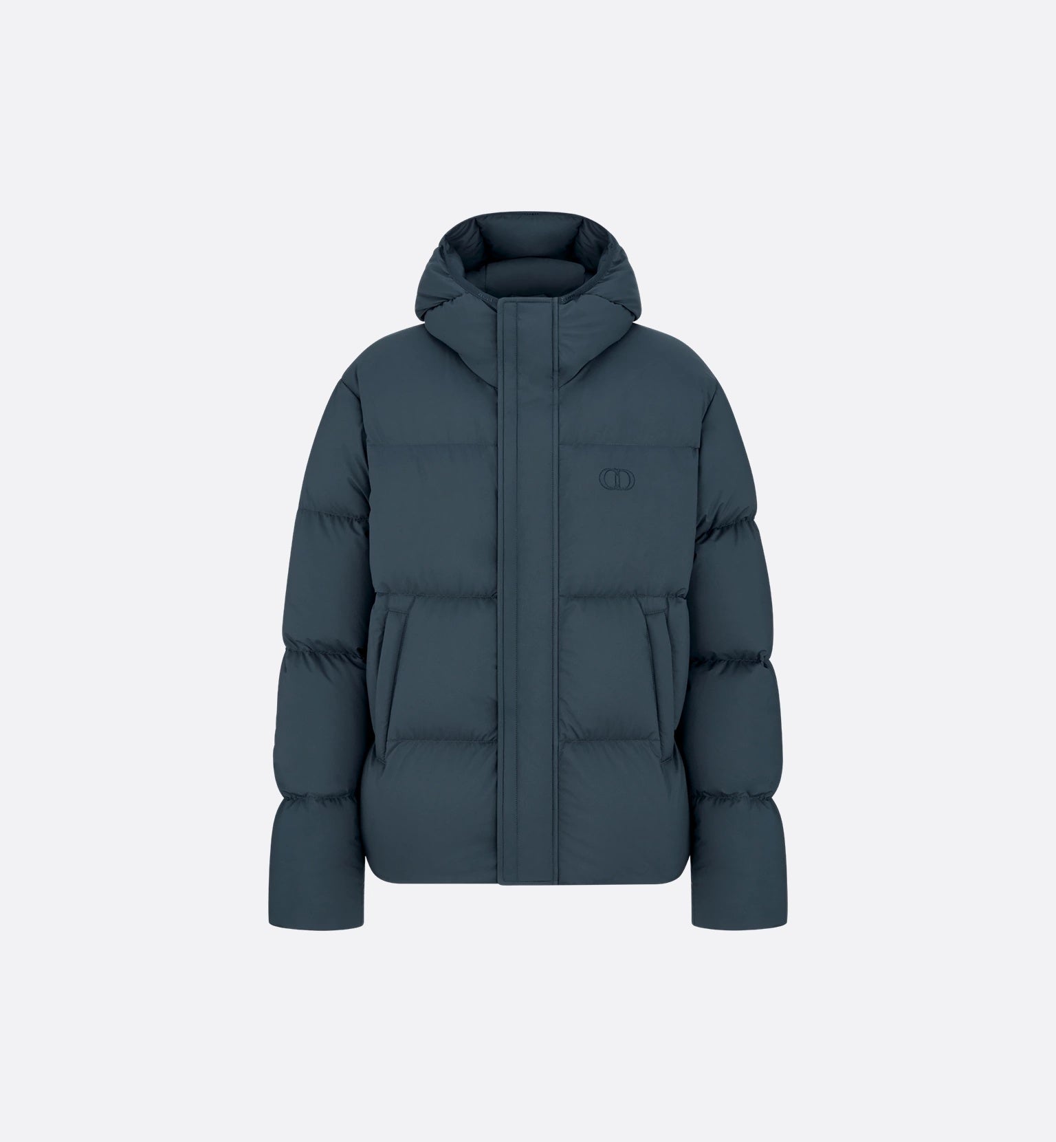 Woven Jacket Blue Piumino