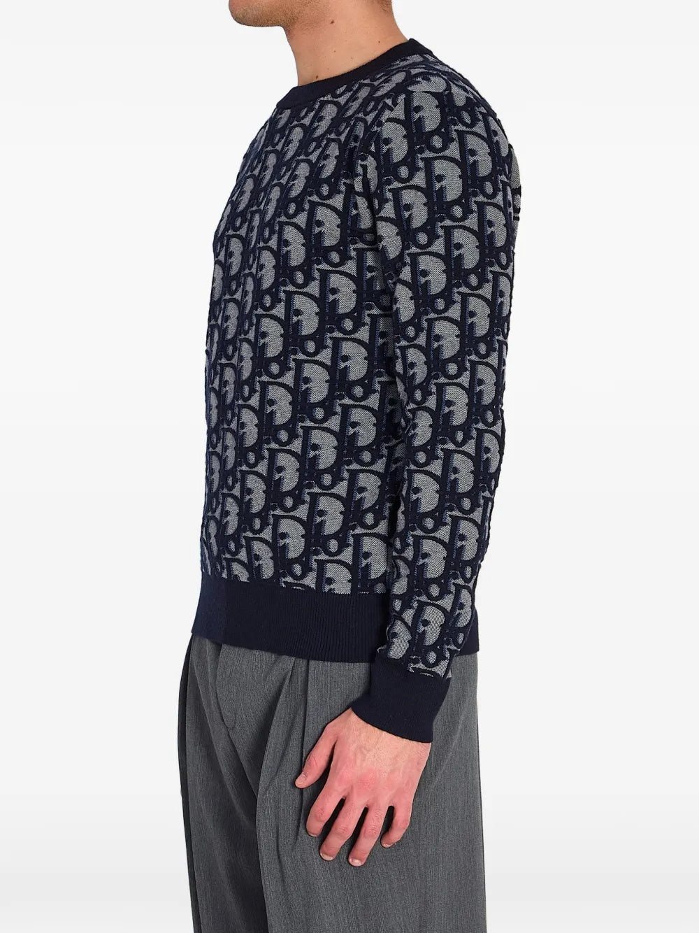 Knit Top Blue Maglia