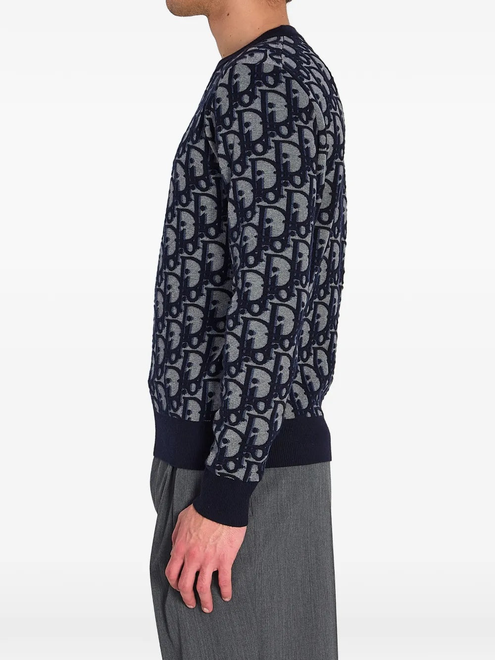 Knit Top Blue Maglia