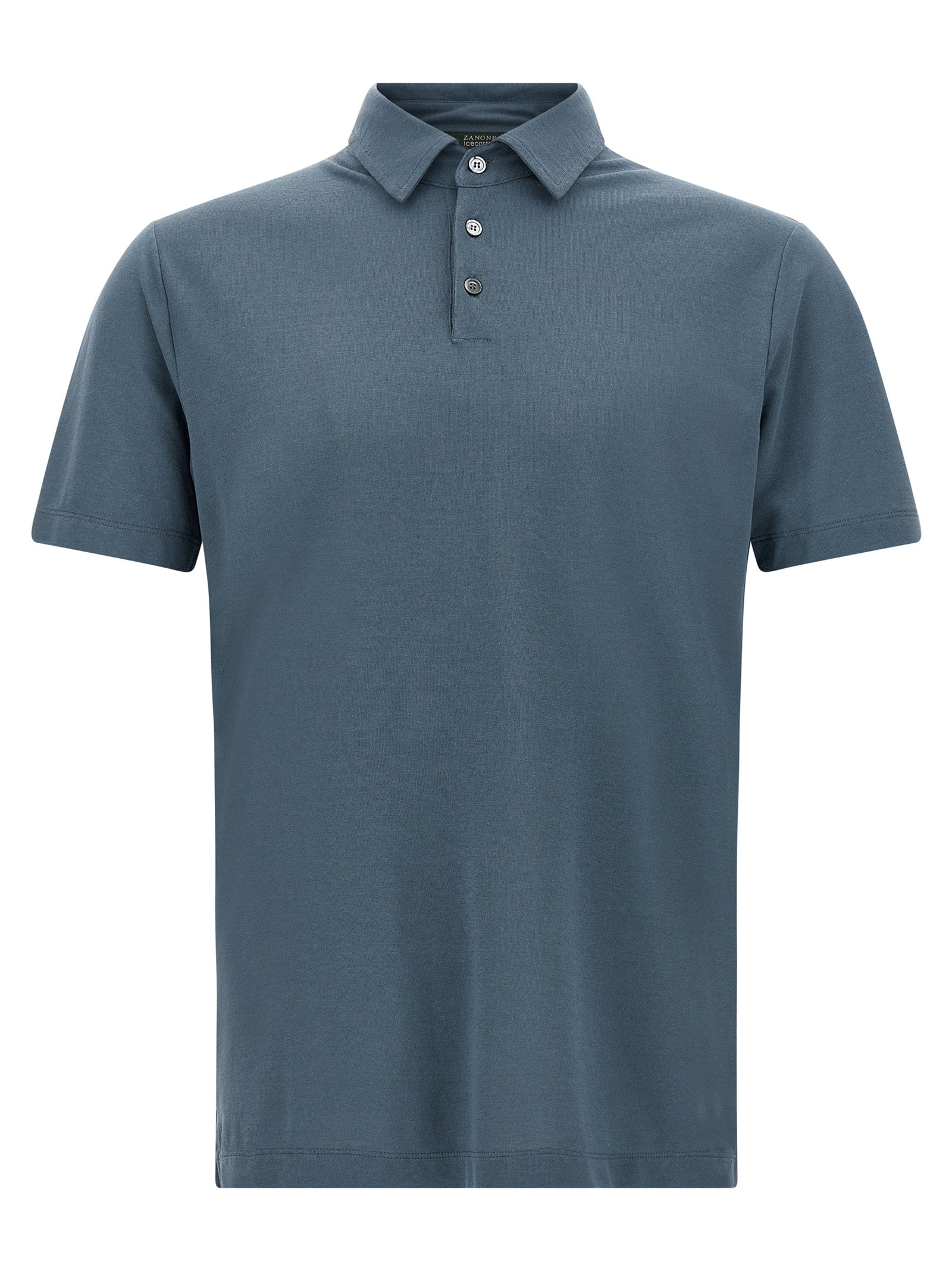 Ice Cotton polo shirt Blue