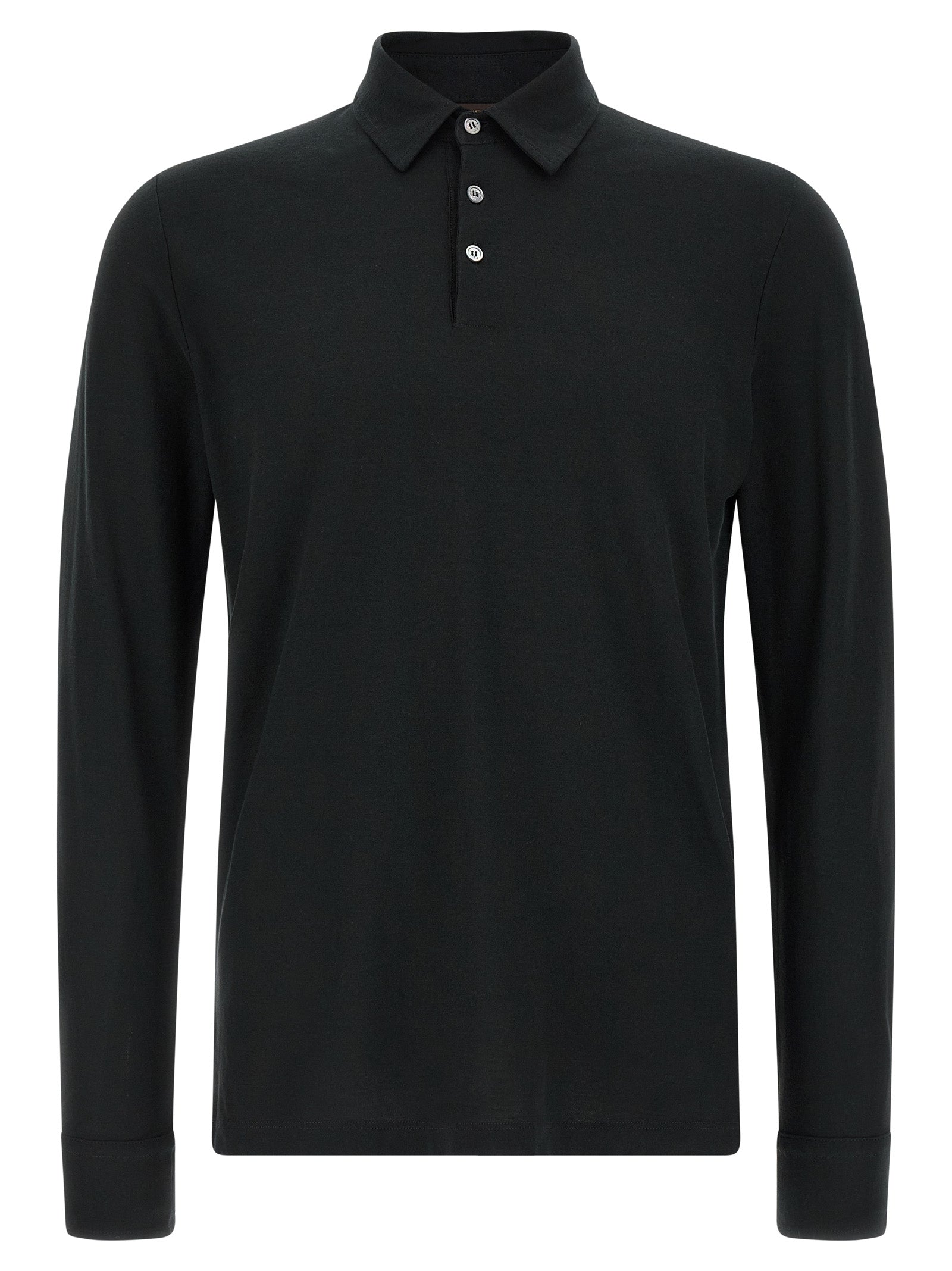 Ice Cotton polo shirt Black