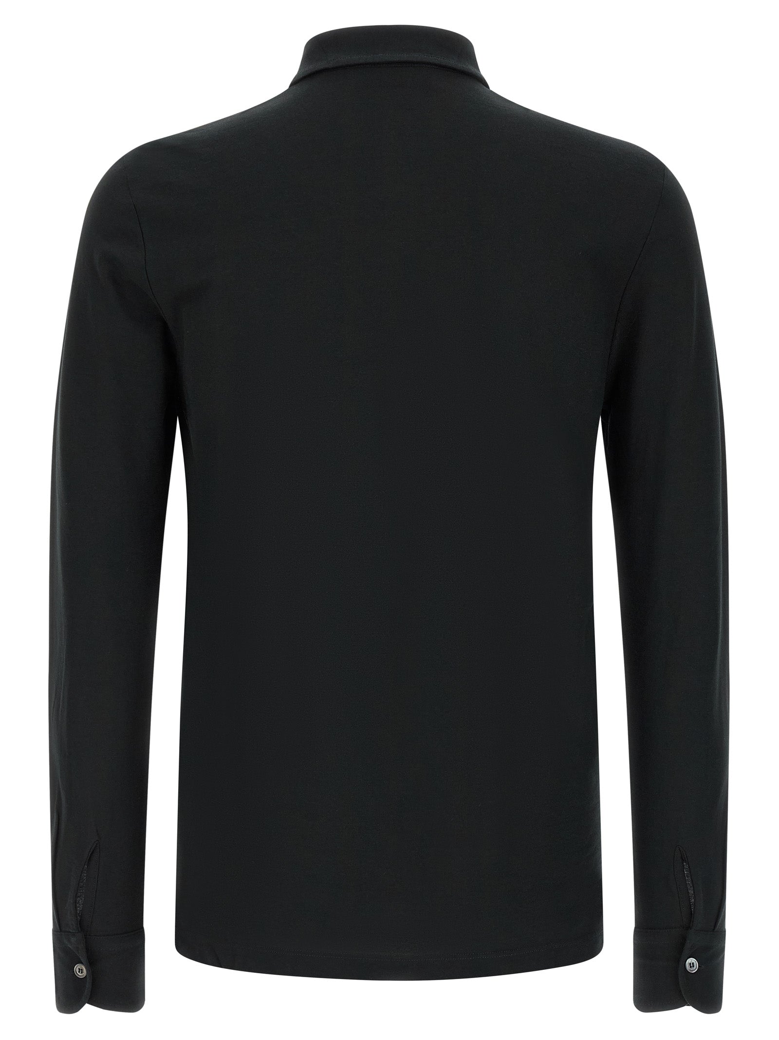 Ice Cotton polo shirt Black