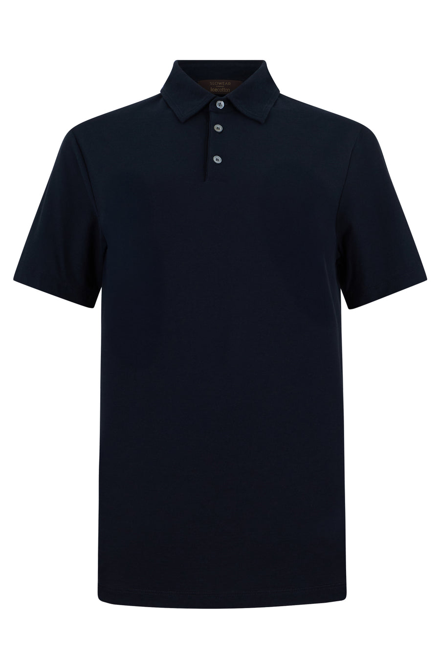 Polo Shirt Dark Blue Cotton