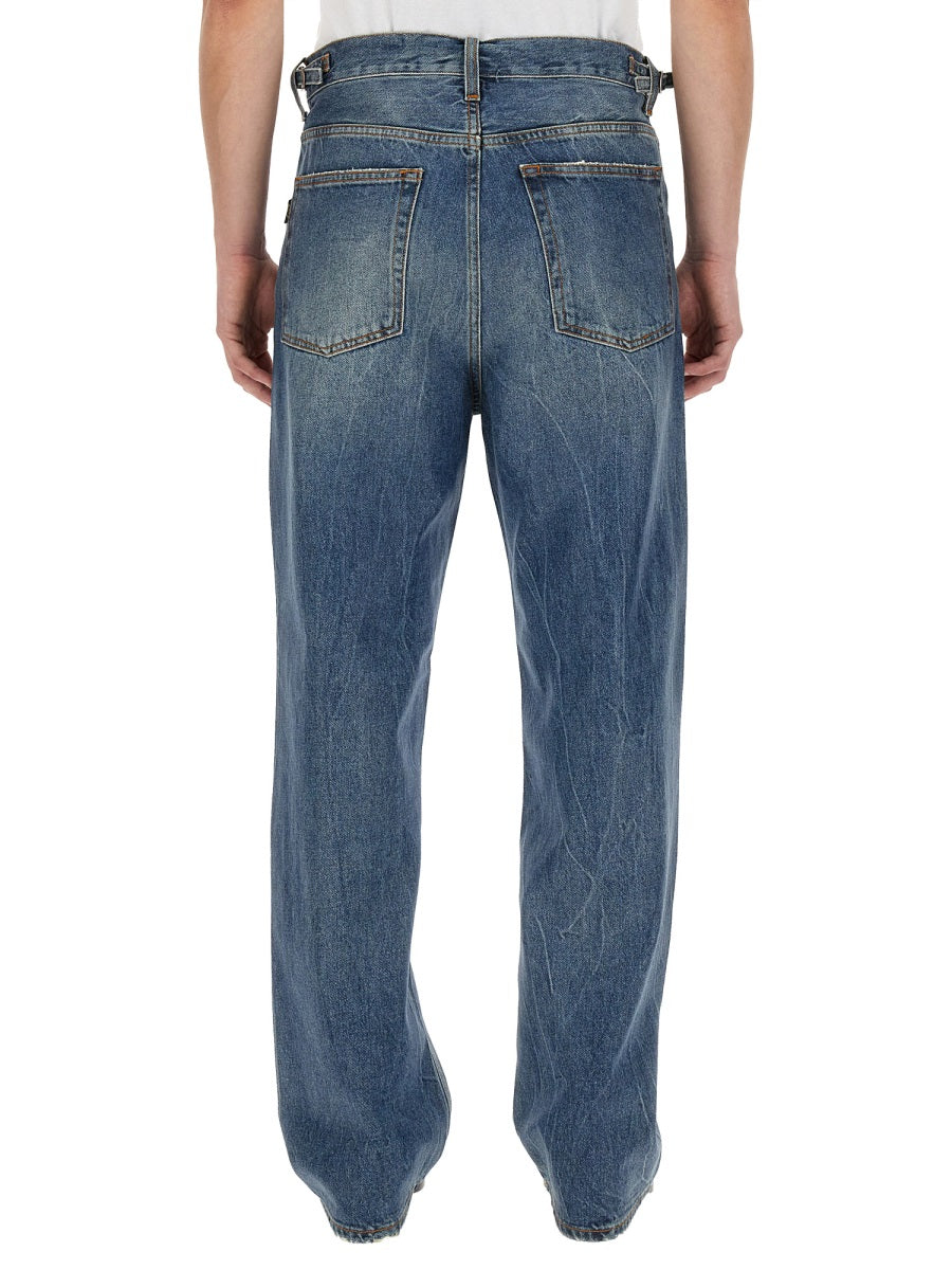 Denim Jeans Blue Cotton Rcu