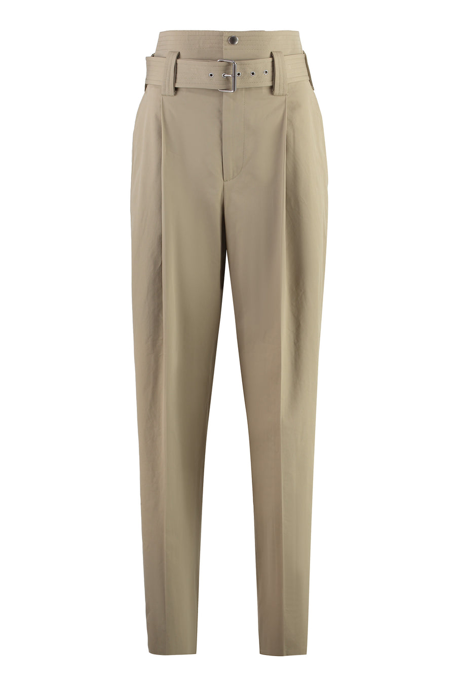 Trousers Cotton Gabardine Sand Straight