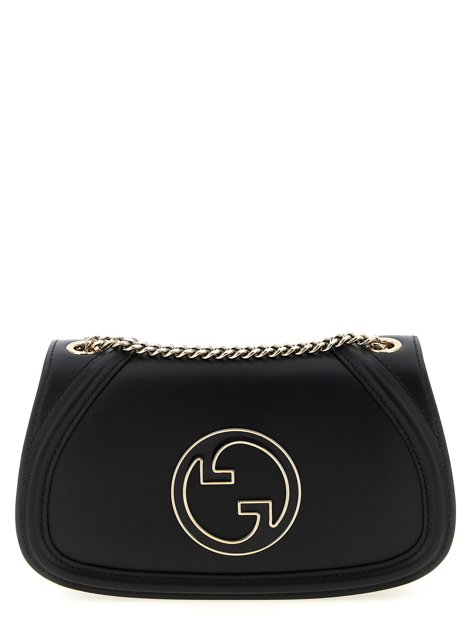 Gucci Blondie medium shoulder bag Black Calfskin Leather (bos Taurus)