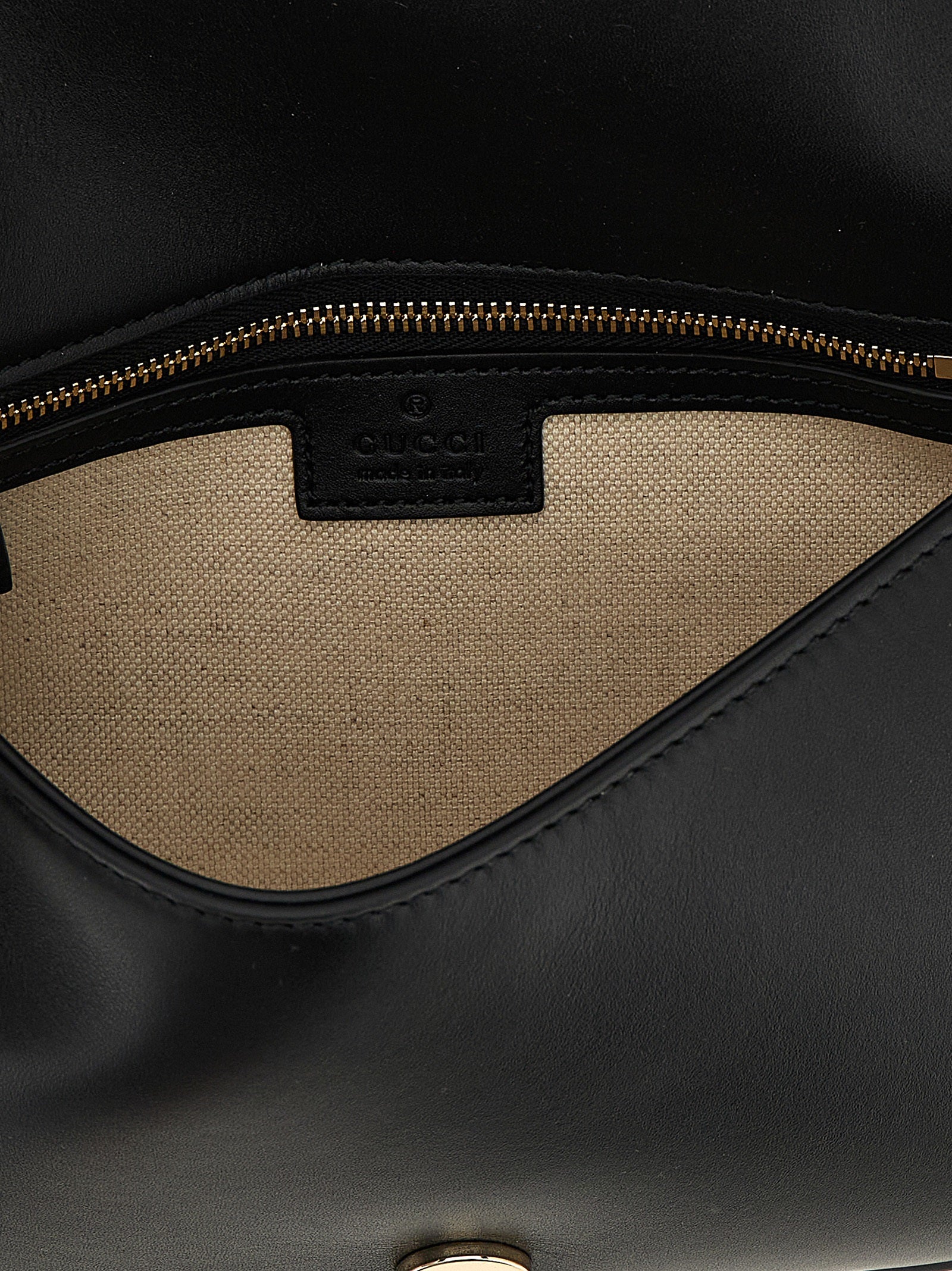 Gucci Blondie medium shoulder bag Black Calfskin Leather (bos Taurus)