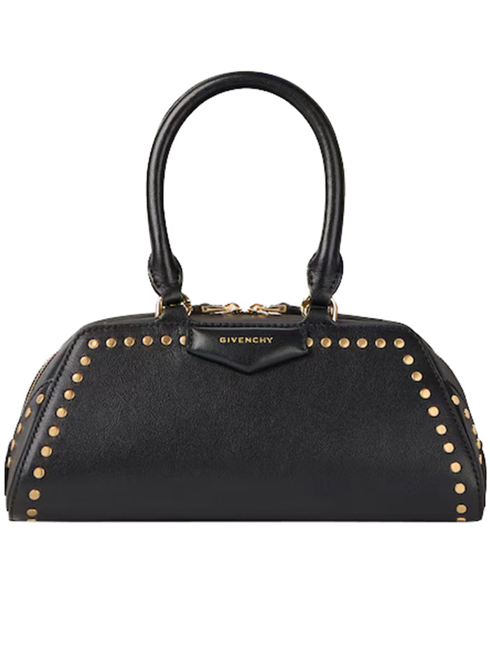 Antigona East West Mini Bag Black Calf Leather | Borsa