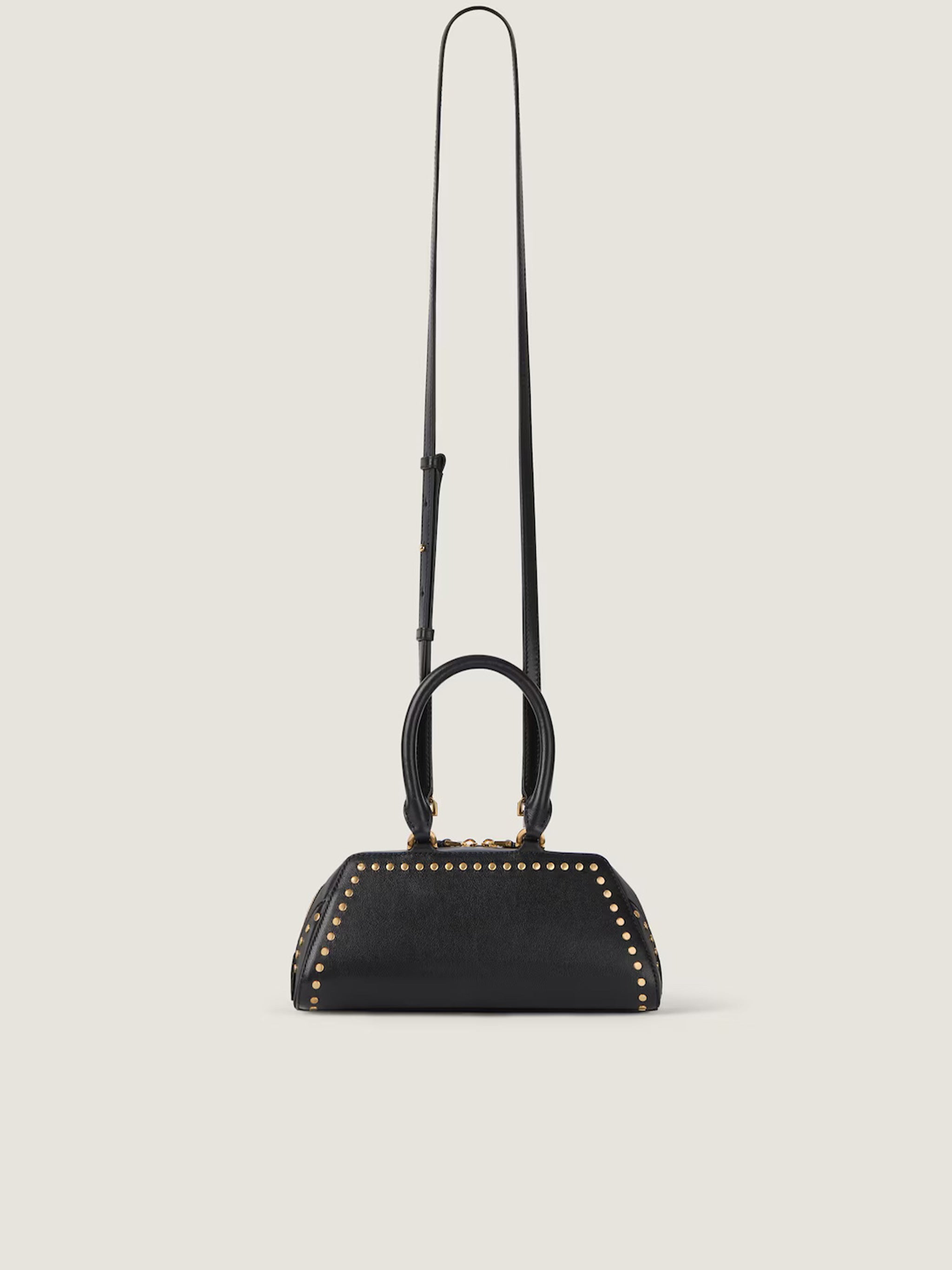 Antigona East West Mini Bag Black Calf Leather | Borsa