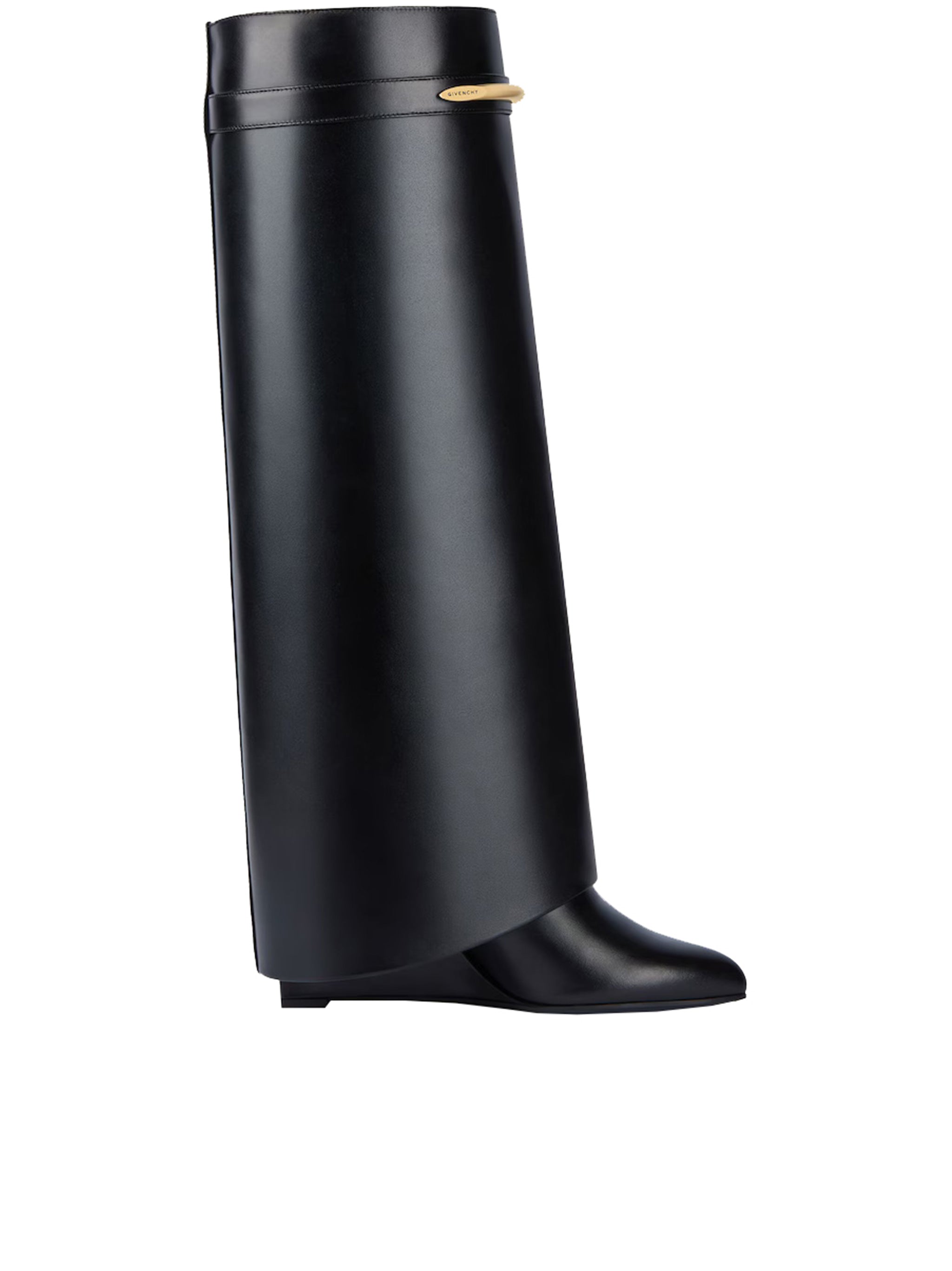Heel High Boots 95mm Black Calf Leather | Calzature