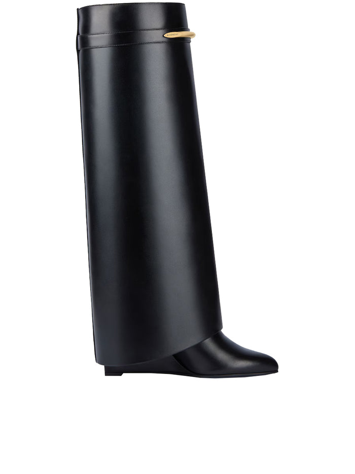 Heel High Boots 95mm Black Calf Leather | Calzature