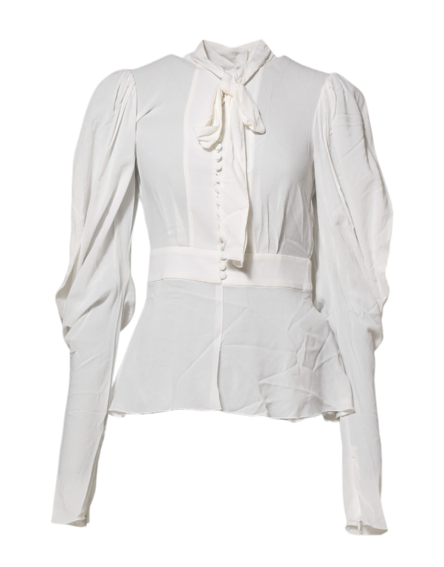 Dolce & Gabbana 95% Viscose blouse in white