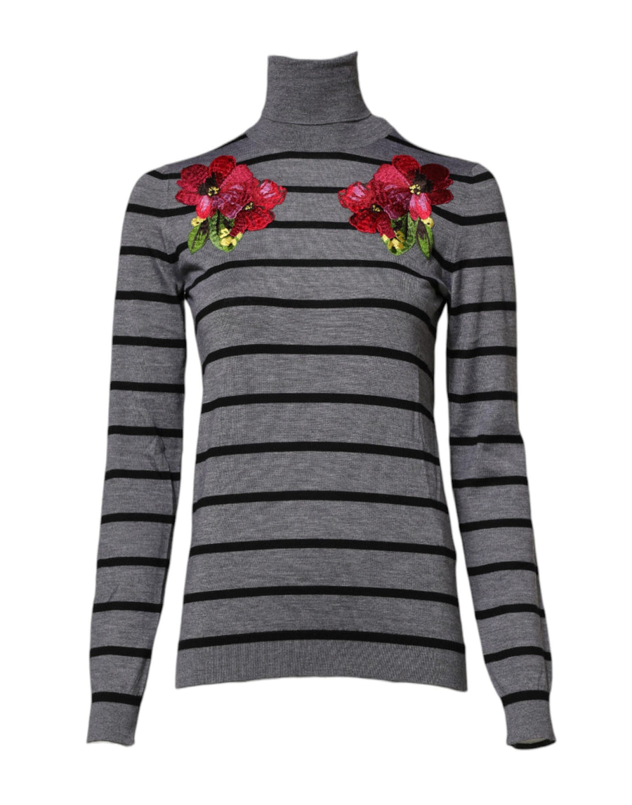Dolce & Gabbana 70% Cashmere 30% Silk sweater in gray