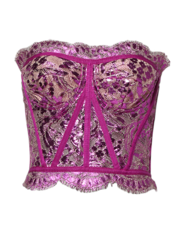 Dolce & Gabbana 80% Cotton 10% Nylon 10% Viscose blouse in pink