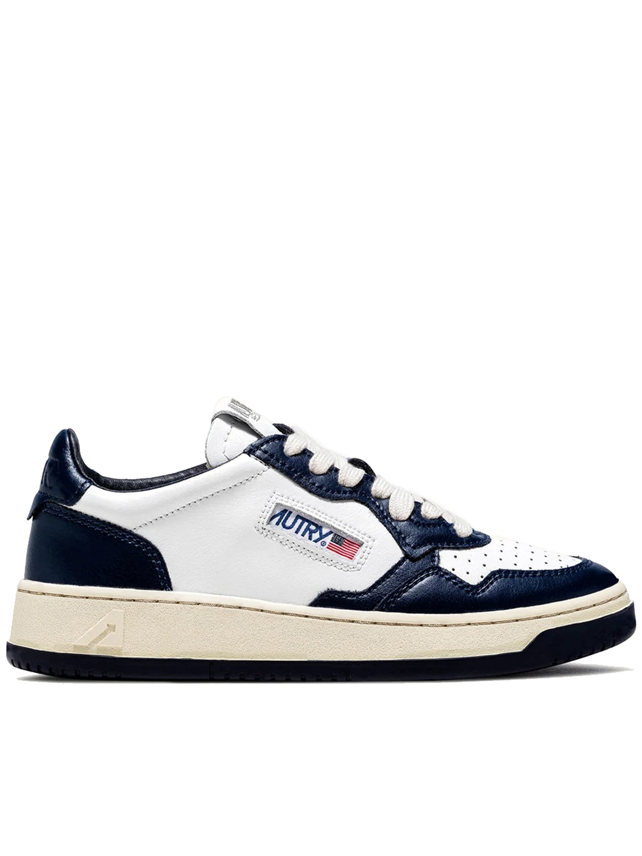 Medalist Low Blue Leather | Calzature