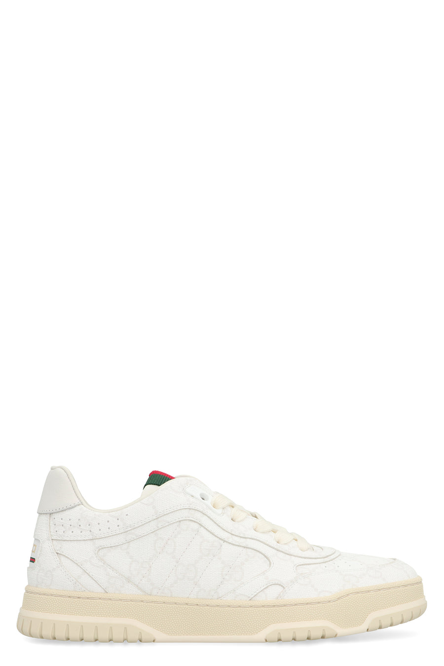 Gucci Re-Web Low-Top Sneakers White Polyurethane Trainers