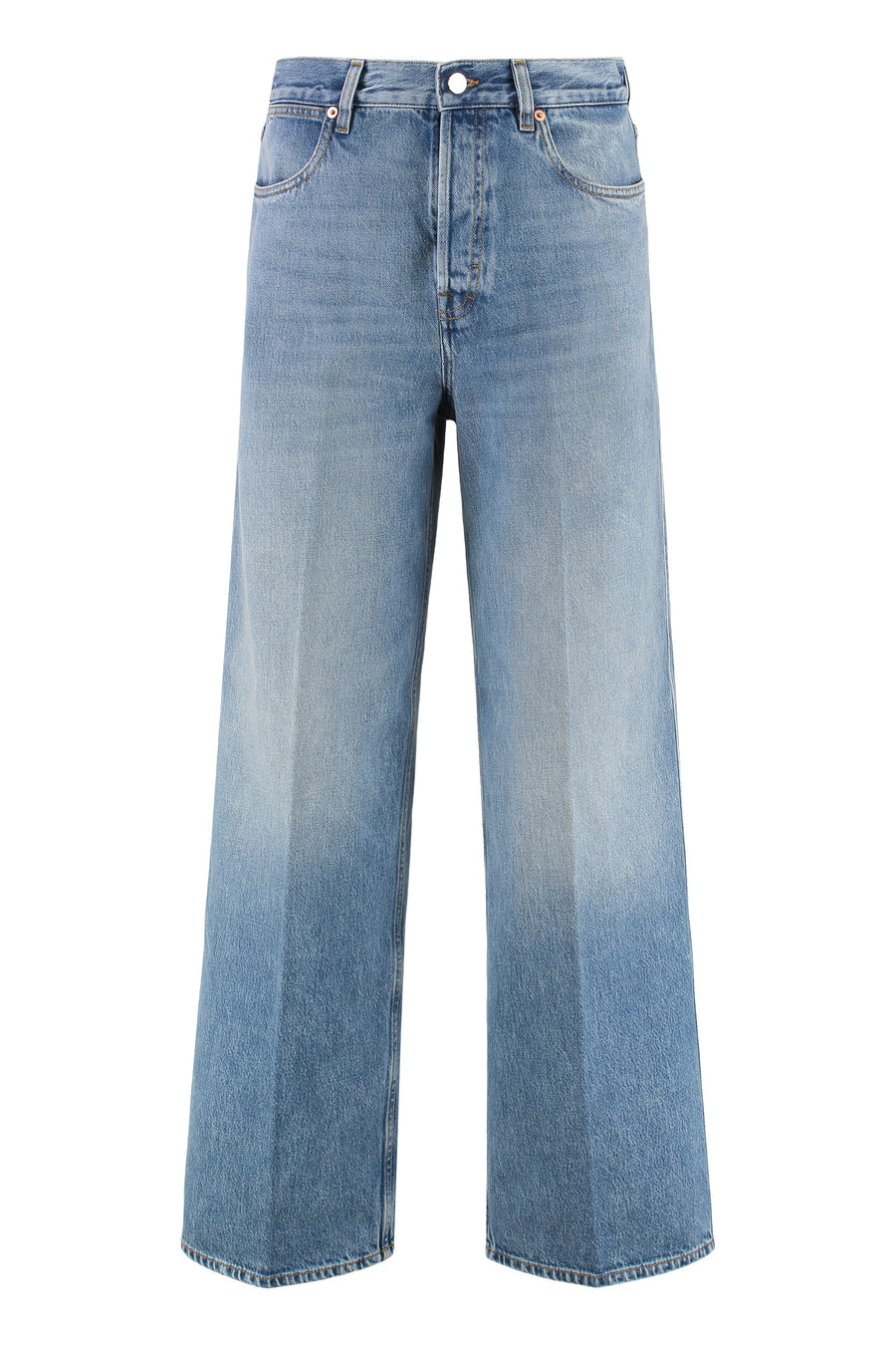 Gucci Wide-Leg Jeans Denim Cotton