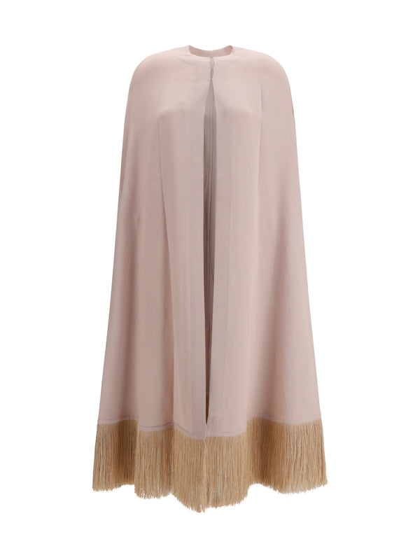 Di Stavnitser 22% Viscose; 78% Acetate cape in beige