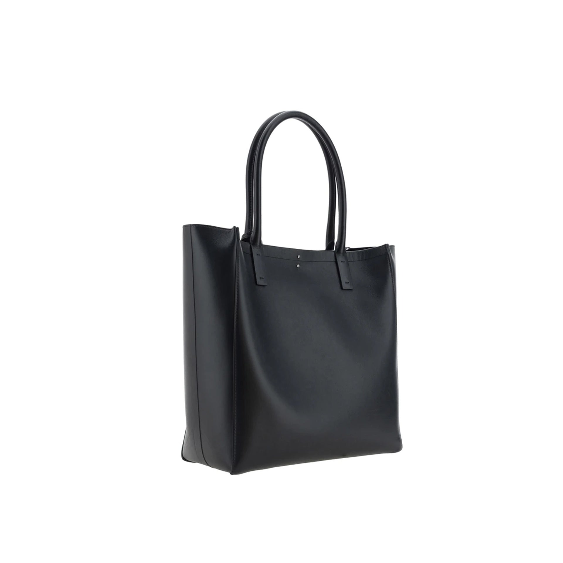 Garavani Vlogo Locker Medium Tote Bag Black Calf Leather