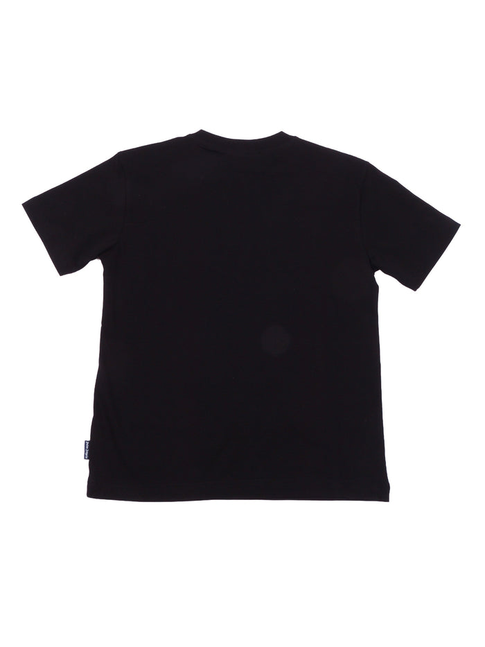 Pa Spray Bear Reg T-Shirt Boy Black Cotton Short Sleeves