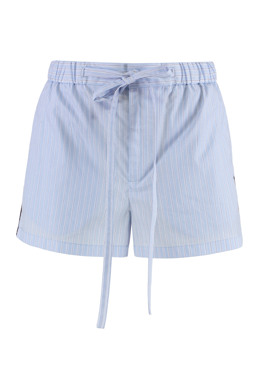 Light Blue Cotton Shorts