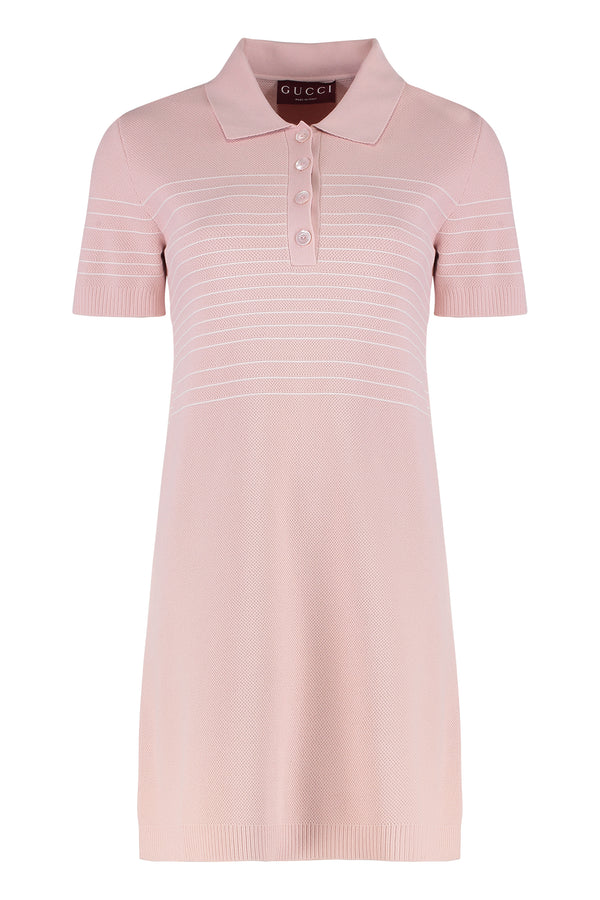 Gucci Pink Shirtdress Viscose Dress