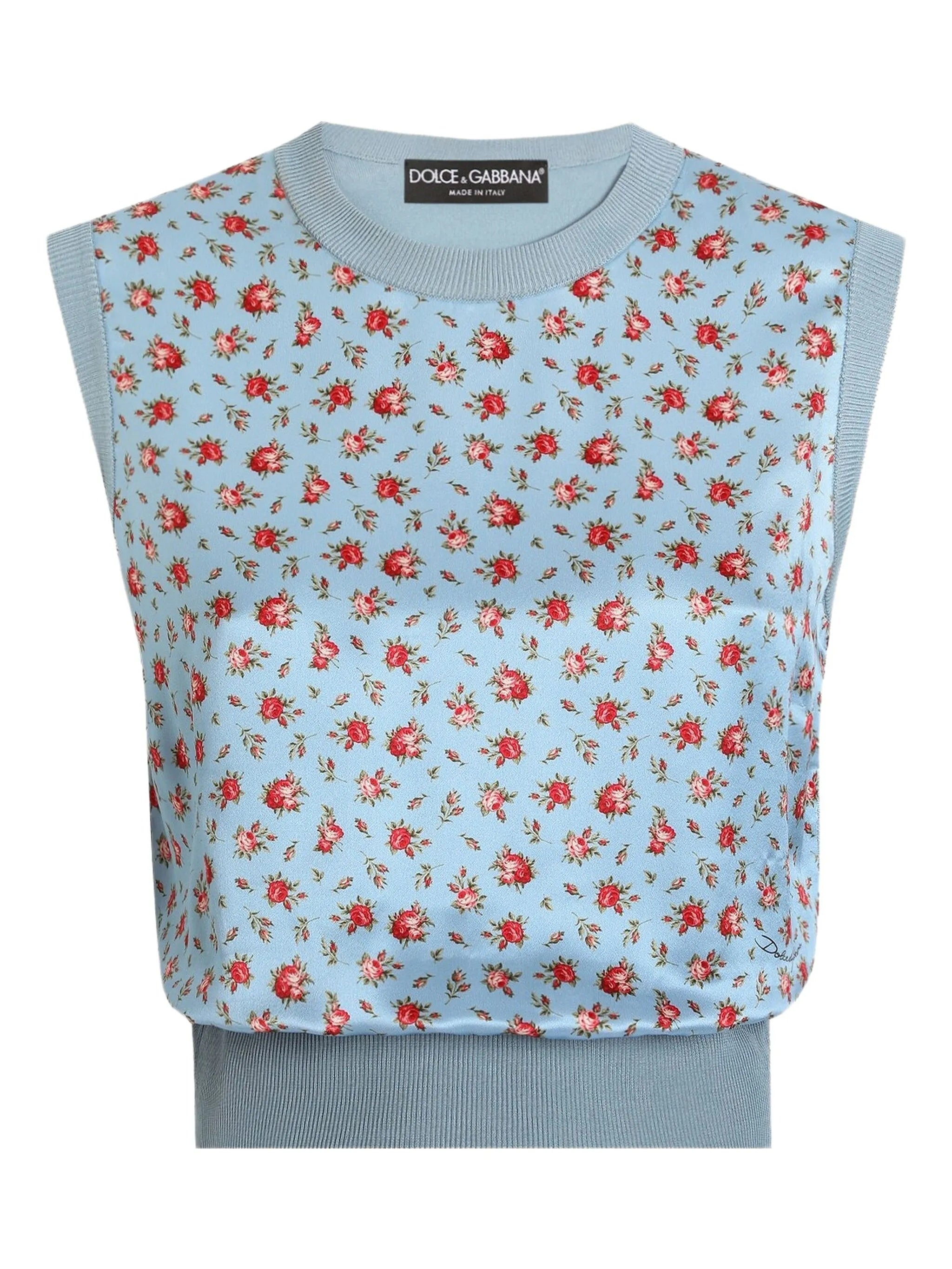 Smanicato Con Twill Blue Top