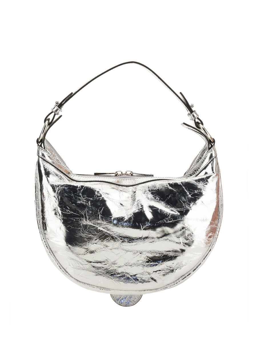 Repeat Small Hobo Bag Silver Lambskin Shoulder
