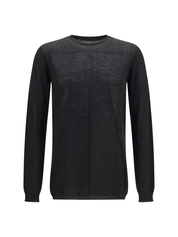 Rick Owens 100% Merino wool sweater in black