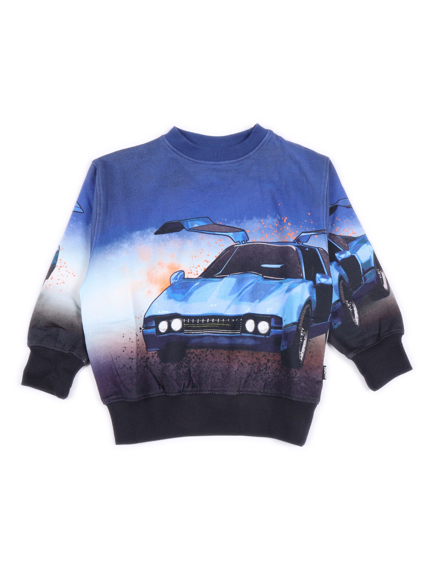 Mattis Sweat shirt Blue Cotton Organic Sweatshirt