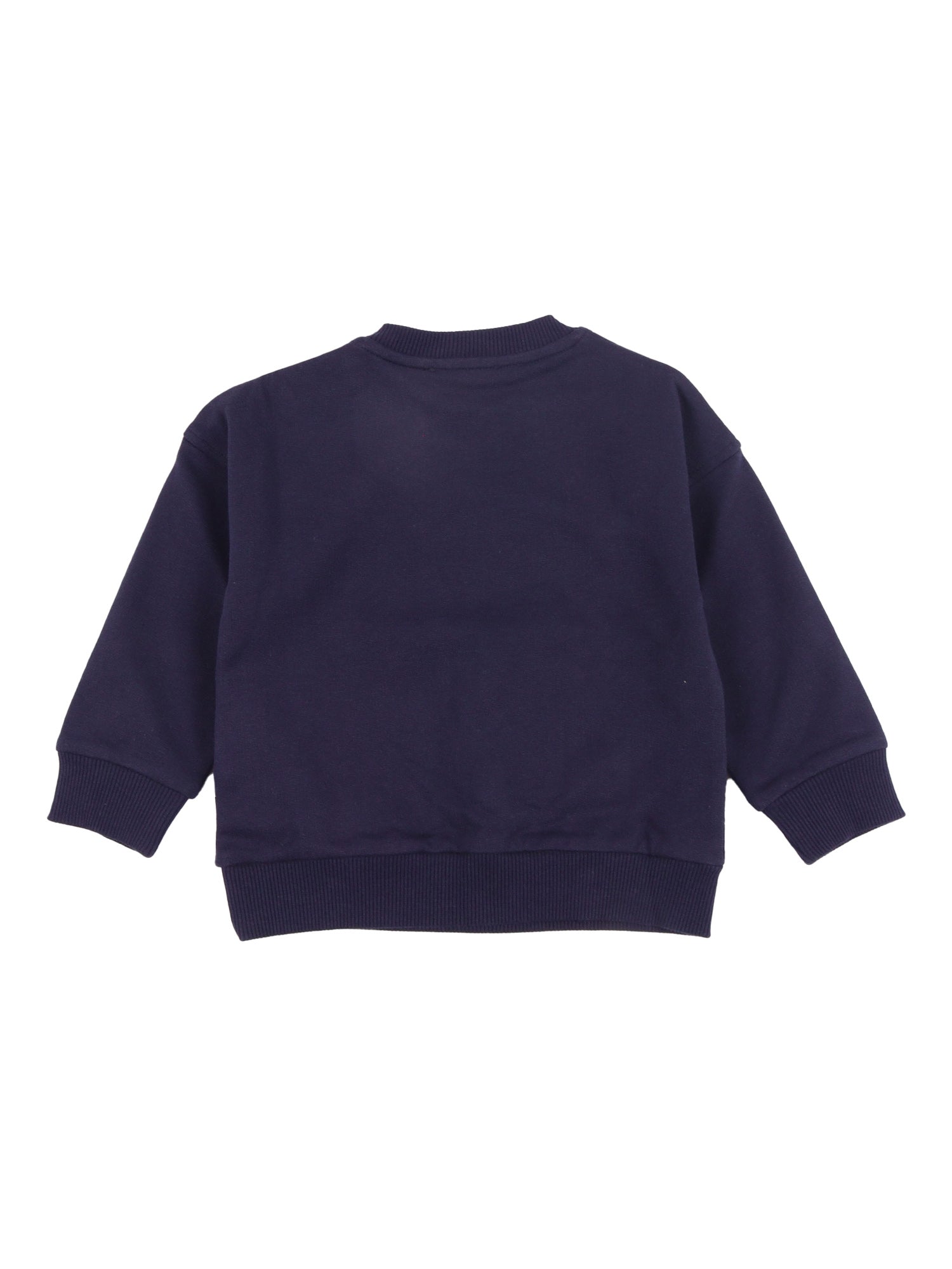 Crewneck Sweater Blue Cotton