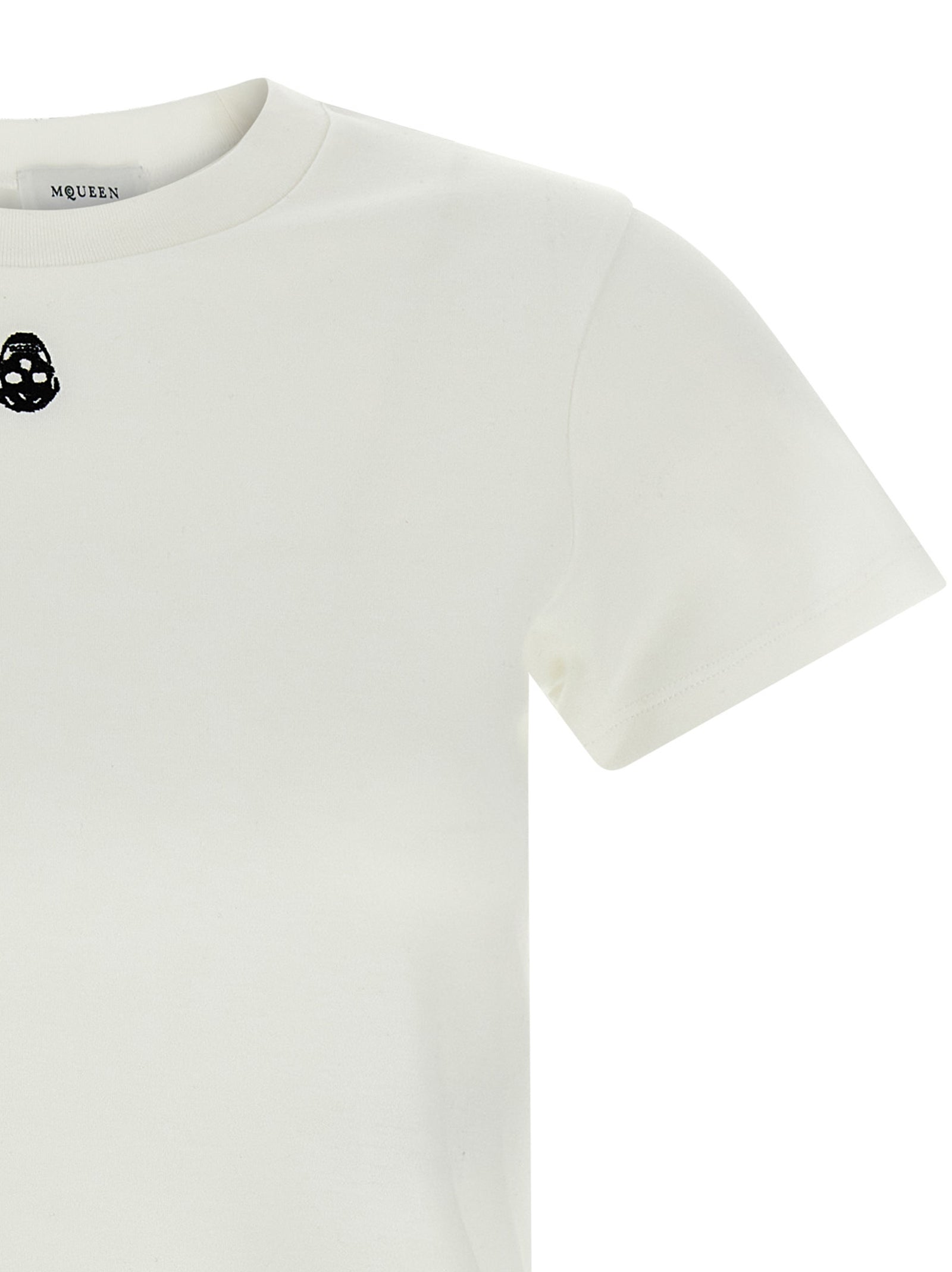 Skull T-shirt White Cotton