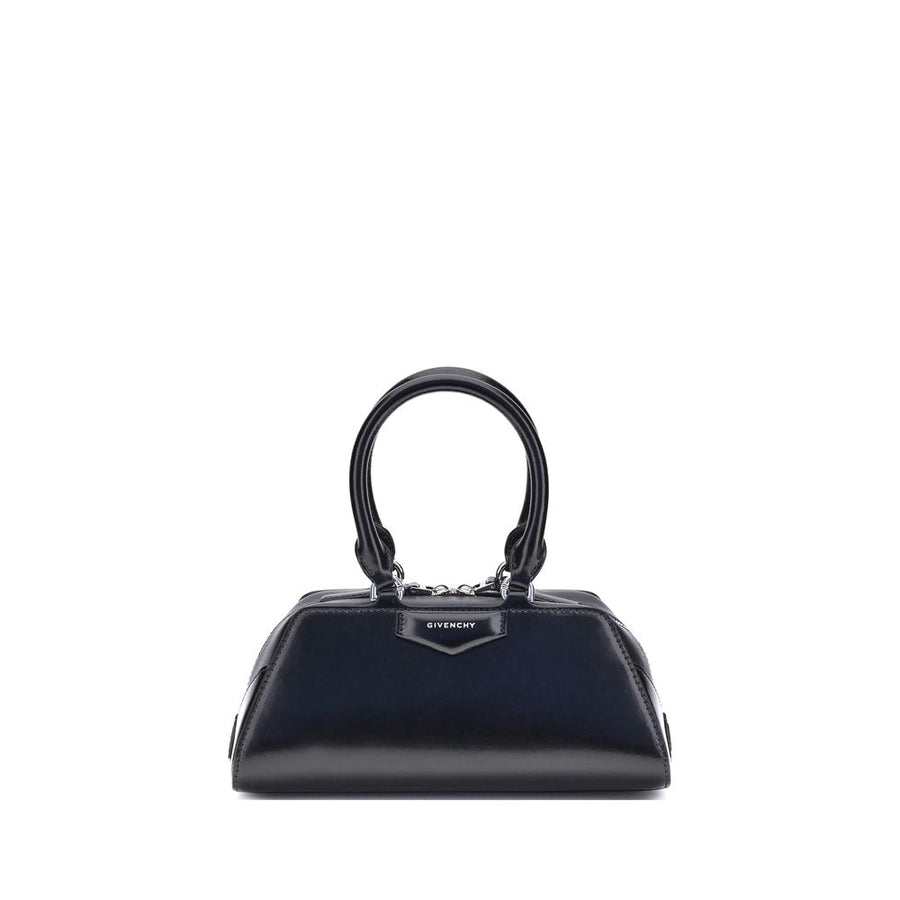 Givenchy 100% Calf Leather Bos Taurus top handle bag in black