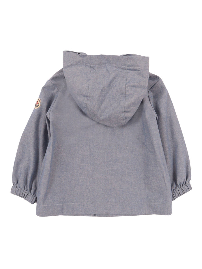 NUR JACKET Blue Cotton Short Puffer