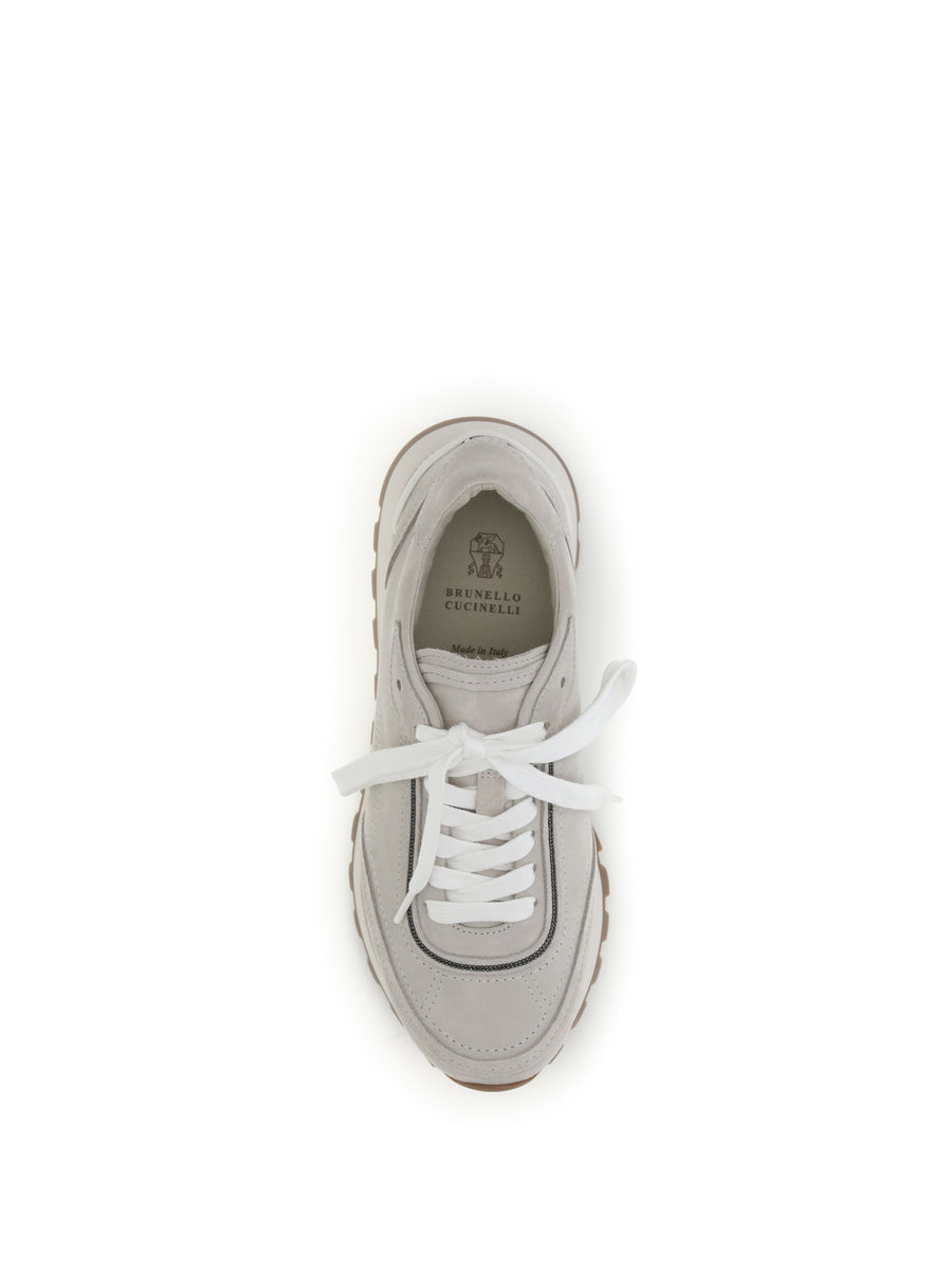 Leather Sneakers Quartz Trainers