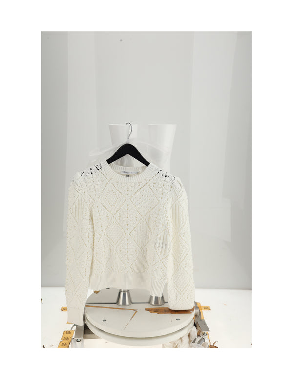Pullover Ecru Cotton