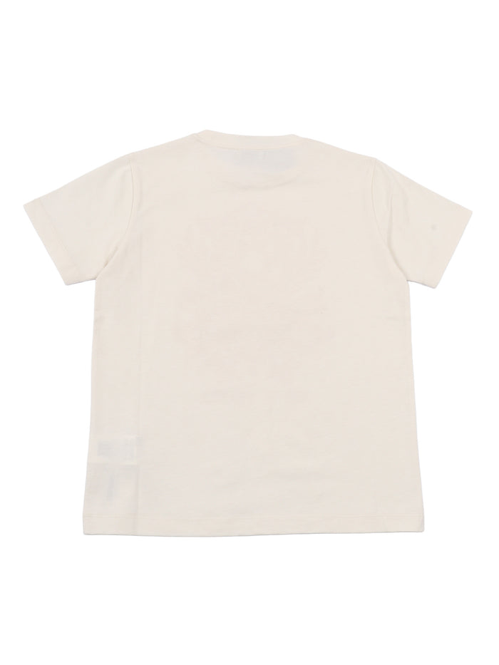 T-SHIRT White Cotton Short Sleeves