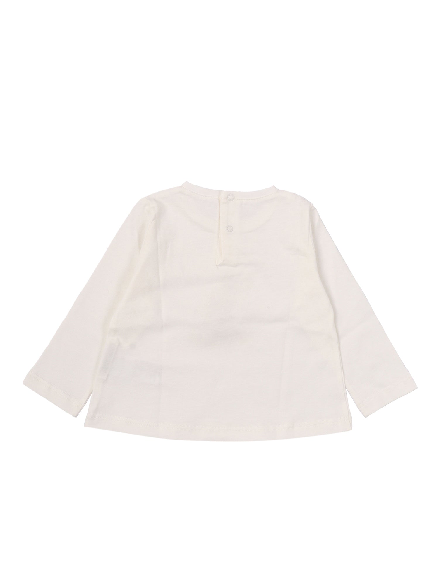 Long Sleeved T-Shirt White Cotton Sleeves
