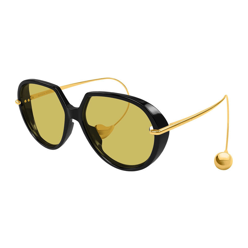 , Frame And Lens Gold Sunglasses