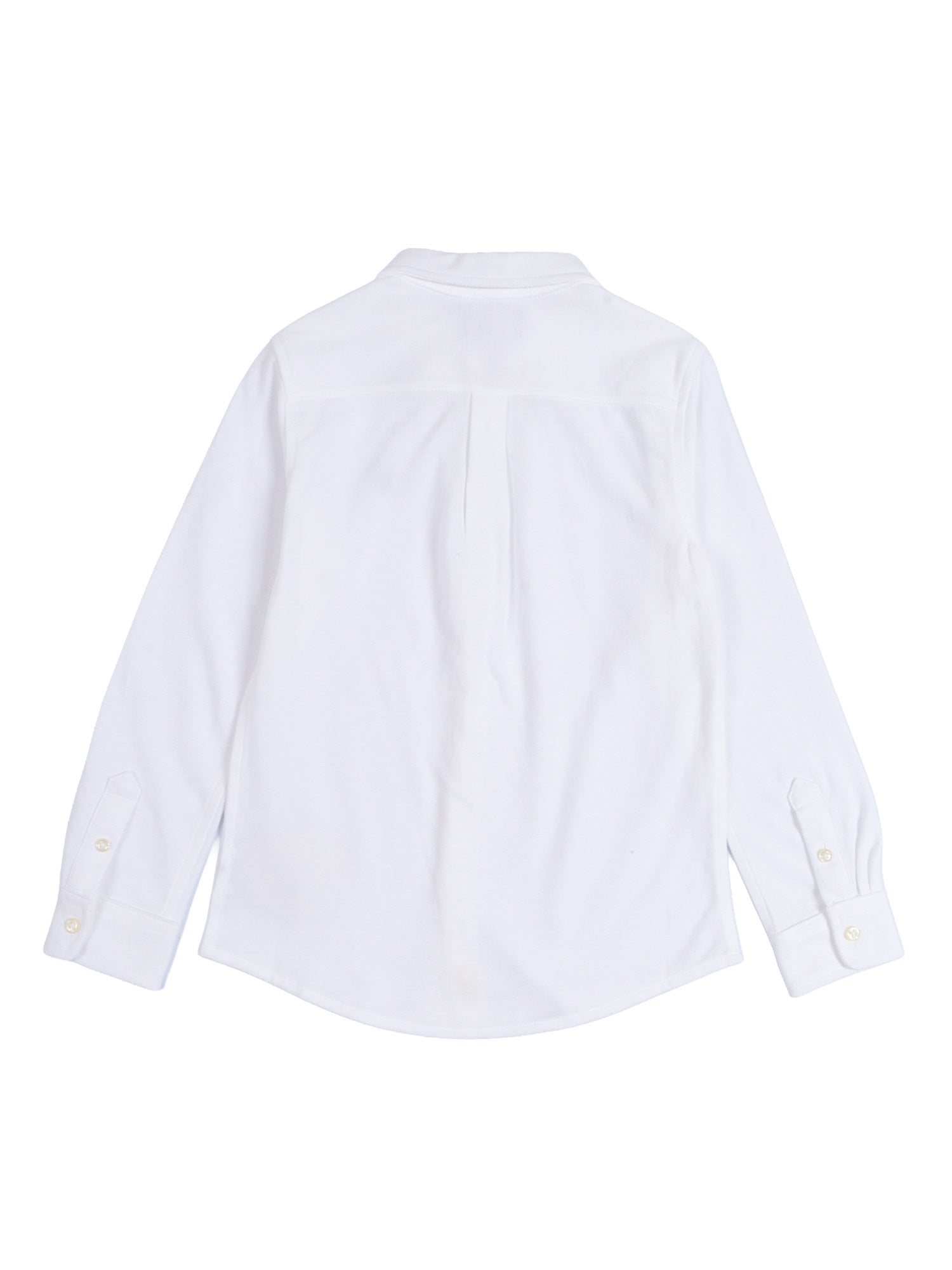LS FB CS M5-SHIRTS-SPORT SHIRT White Cotton