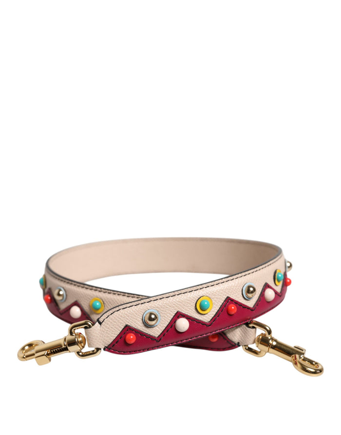 Beige Red Leather Handbag Accessory Shoulder Strap Bag