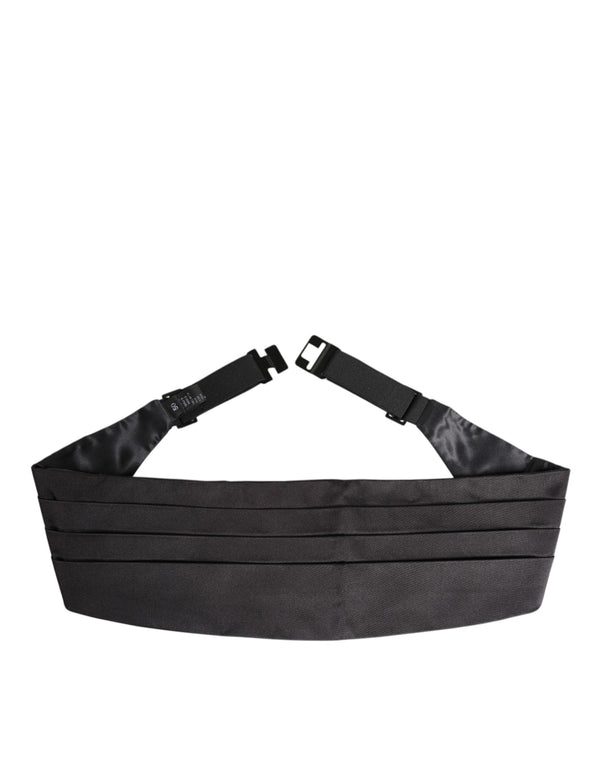 Dolce & Gabbana 100% Silk belt in black