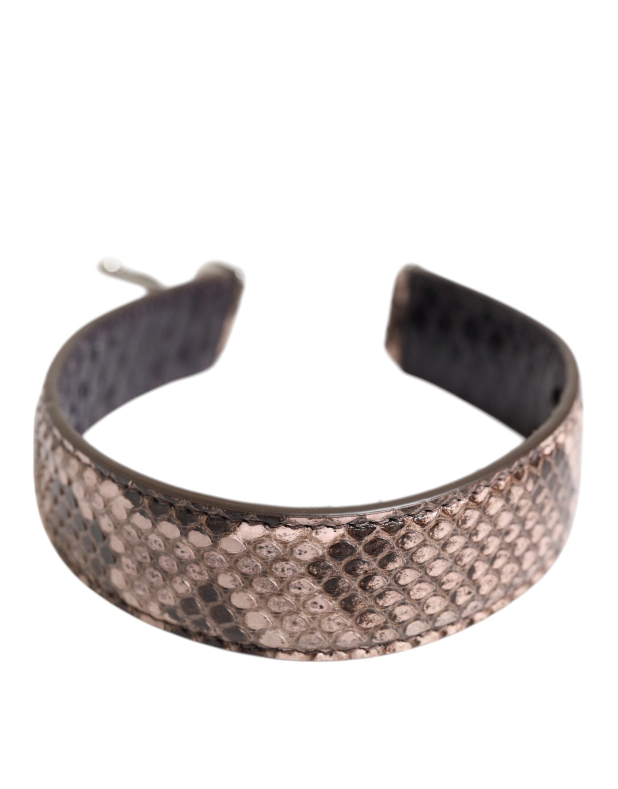 Brown Exotic Leather Handbag Accessory Shoulder Strap Python Bag