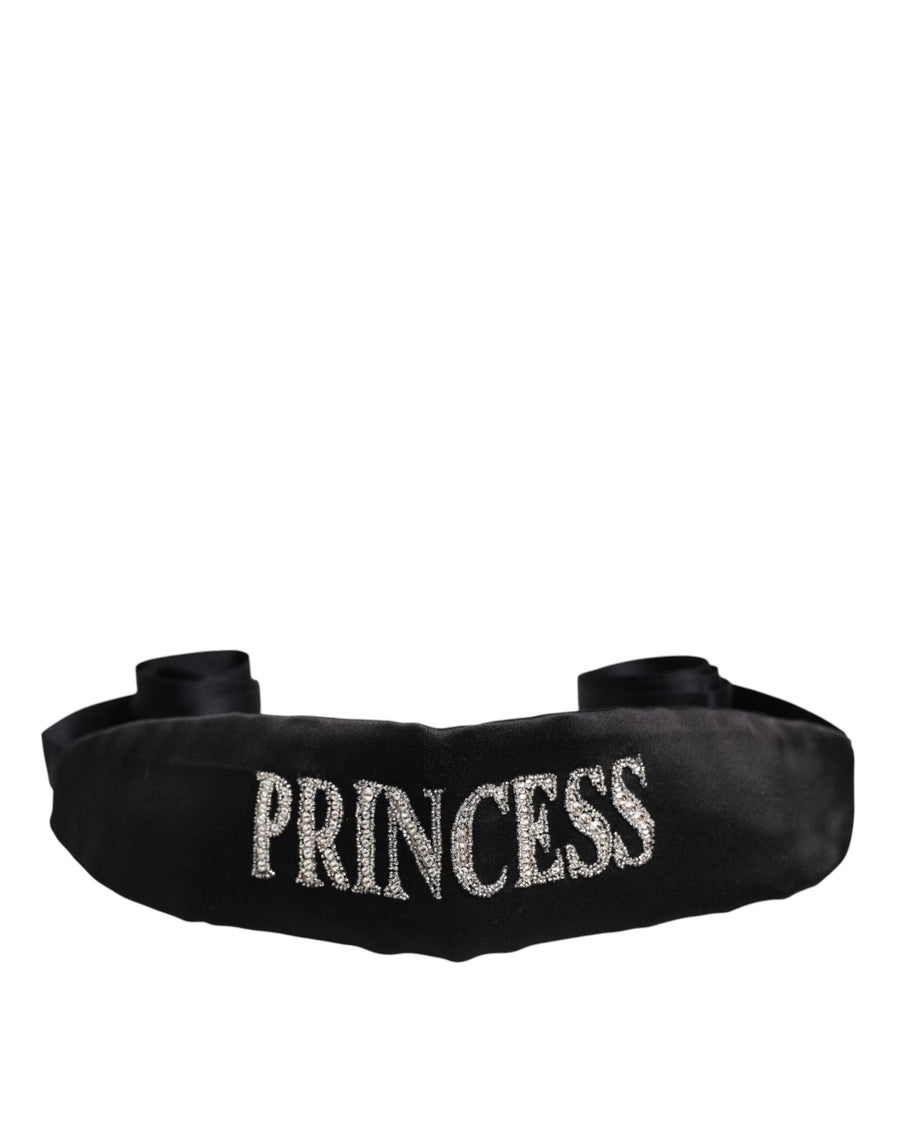 Dolce & Gabbana 100% Silk belt in black